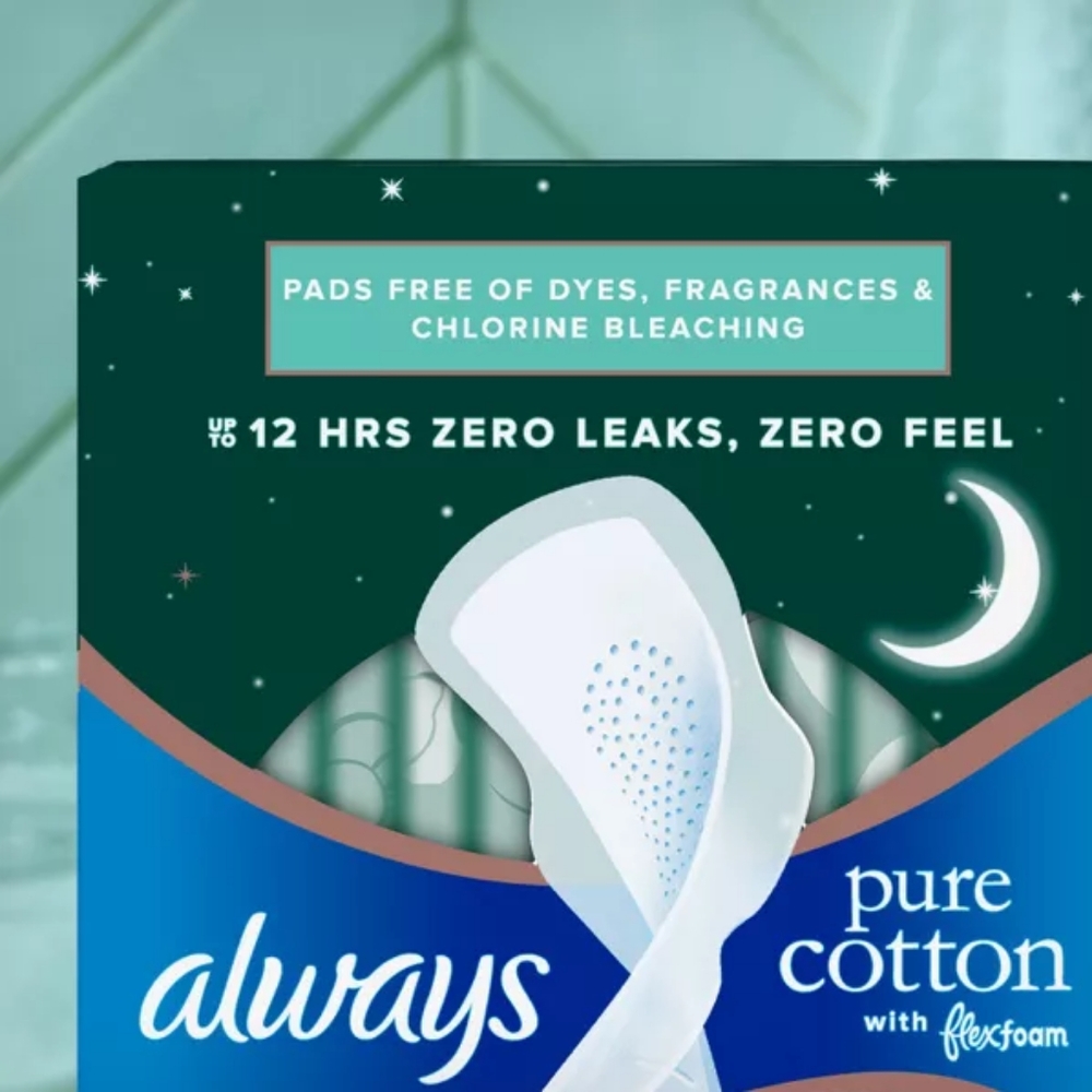 Always pure cotton with flex foam 💪